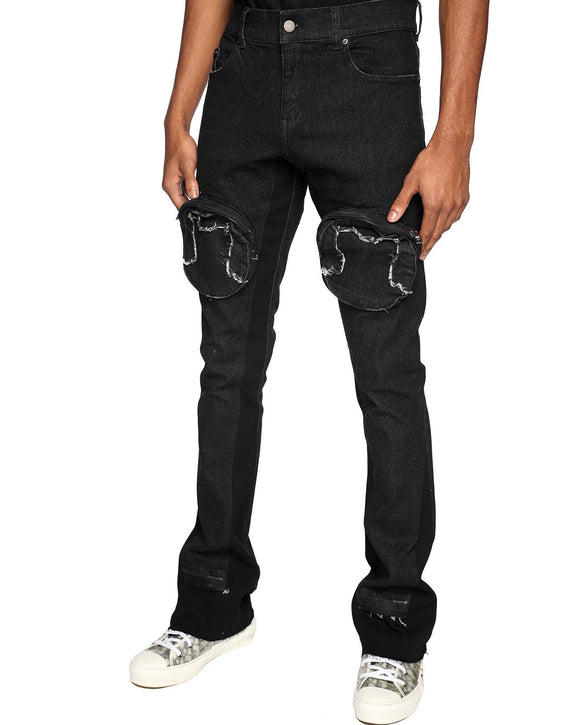 Modisch Cycle Pocket Flare Jeans